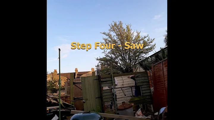 How to take down an old shed.