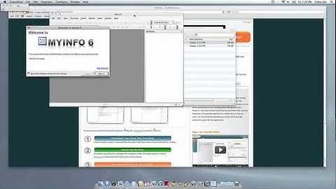 How to Run MyInfo on Mac with CrossOver XI