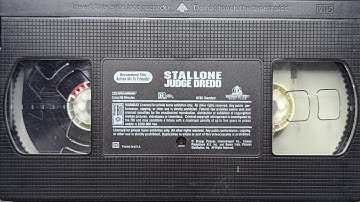 Judge Dredd VHS Pre-Show