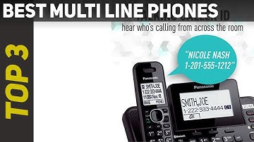 ✅ Best Multi Line Phones 2023 - Top 3 Multi Line Phones