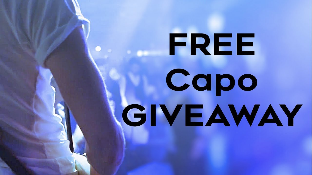 Free Guitar Capo Giveaway: Blue G7th Capo