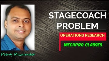 Stagecoach problem dynamic programming | Operations Research |