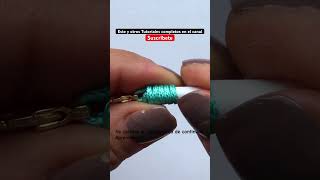 PULSERA FÁCIL CON UN HILO EN 5 MINUTOS / HOW TO MAKE A BRACELET WITH 1 STRING IN 5 MINUTES #pulsera