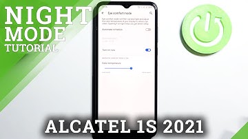 How to Enable Eye Comfort Mode in Alcatel 1S 2021  – Find Night Light