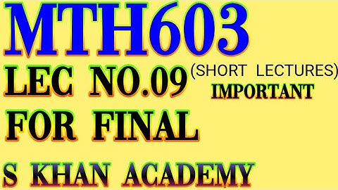 MTH603 SHORT LECTURE 9 FOR FINAL DIFFRENTIATION USING DIFFERENCE OPERATOR.||S KHAN ACADEMY||