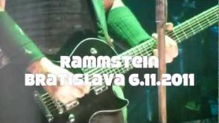 Rammstein - live - Bratislava 6.11.2011 Slovakia
