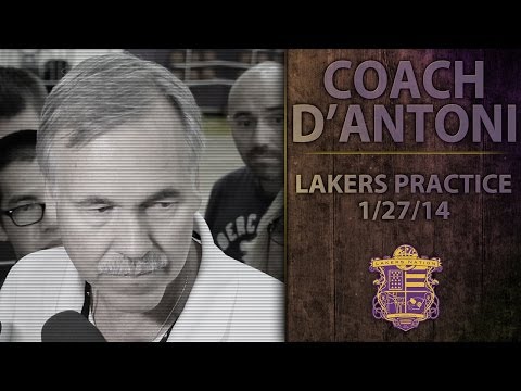 Lakers Practice: Coach D'Antoni Talks Pau Gasol's Tantrum, Steve Nash Being An Inspiration