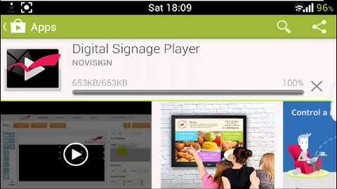 How to install digital signage app on android device