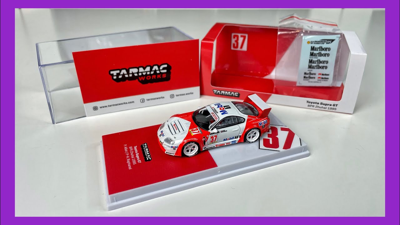 1:64 Toyota Supra GT (BPR Zhuhai 1995) - Tarmac Works [Unboxing