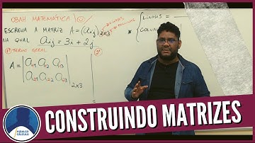✅ Escreva a matriz A=(aij)2x3 onde aij=3i+2j   #hidalgocalculo