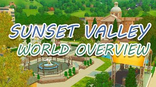I LOVE SUNSET VALLEY NOW!! Sunset Valley The Sims 3 World Overview