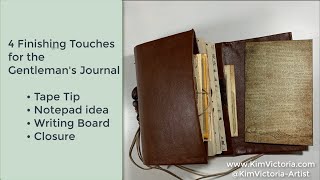4 Junk Journal Embellishment Tips and Final Touches for the Gentlemans Journal