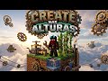 UM BLOCO… ZERO RECURSOS… E O MOD CREATE 😳 | Create nas Altura EP:01