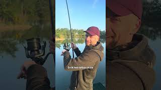 🤣 Tot zover de concentratie  #karpervissen #kordabenelux #carpfishing #karper