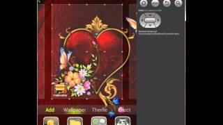 Android: Apex/GO Launchers Theme: Victorian Hearts screenshot 4