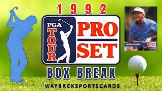 1992 Pro Set PGA Tour Box Break - Hall of Famers & Rookie Cards