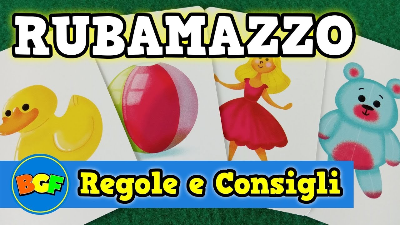 RUBAMAZZO  Il Popolare Gioco per Bambini con Carte Giocattolo