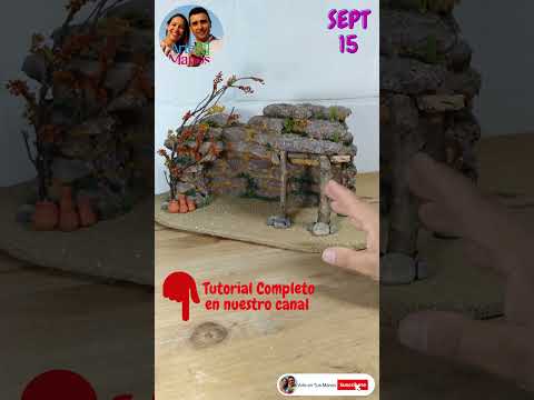 🔴Invitación Nuevo Vídeo GRUTA Para PESEBRES, BELENES Y MAQUETAS, Tutorial Con Arte en Tus Manos