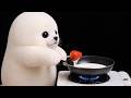Crunchy Marshmallow Strawberry Candy ASMR🍓 Seal Arale🦭