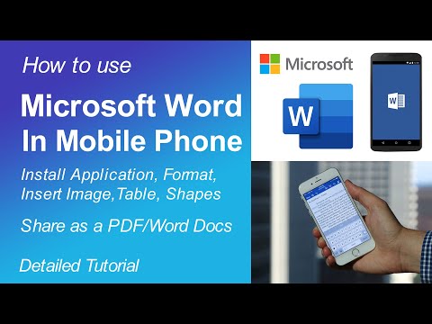 ভিডিও: আপনি একটি ফোনে Word ব্যবহার করতে পারেন?