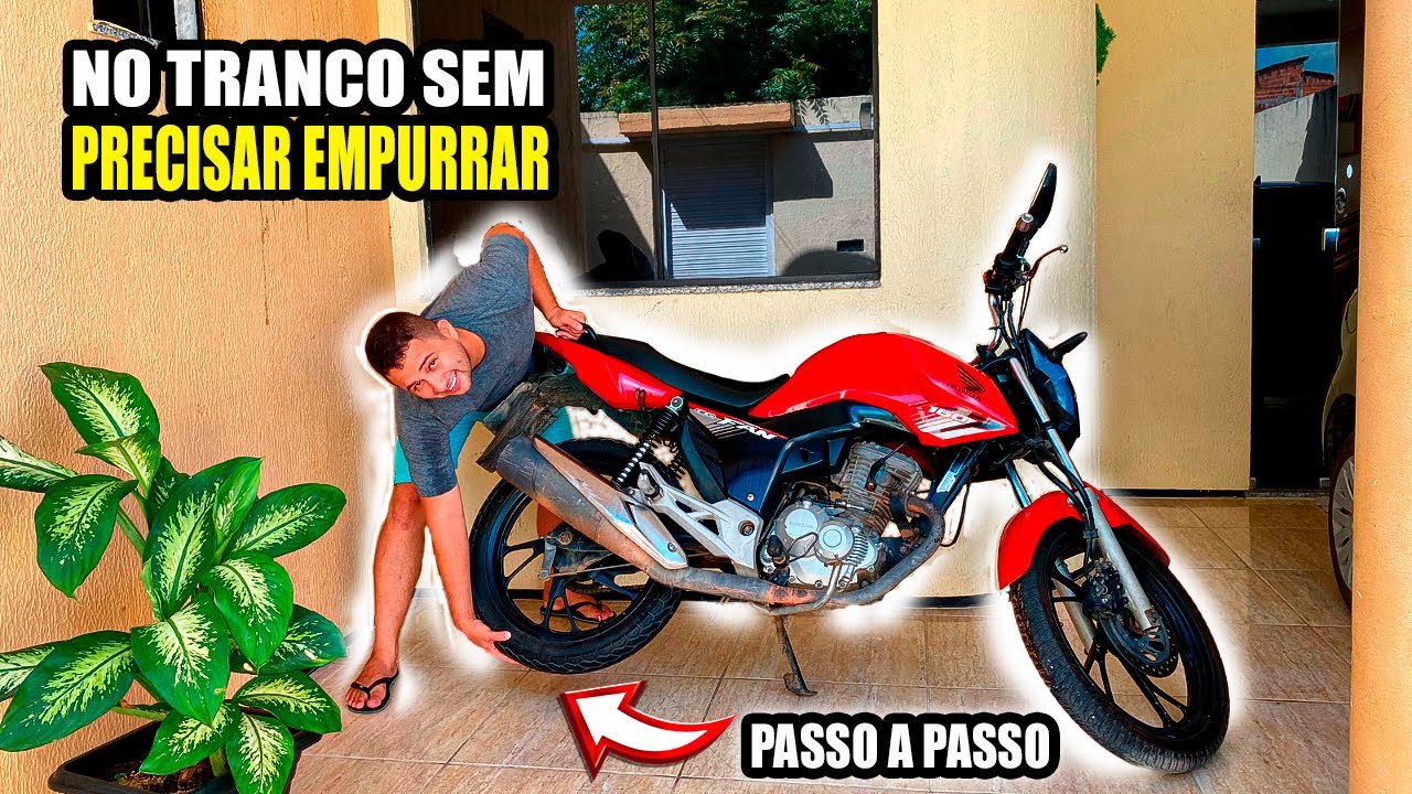 COMO FAZER A MOTO PEGAR NO TRANCO PARADA *dica de moto* - YouTube
