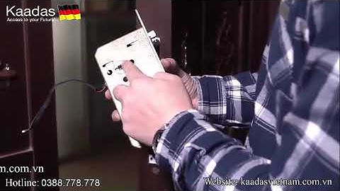 Hướng dẫn lắp đặt khóa vân tay Kaadas K7