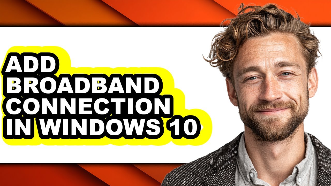 How to Add Broadband Connection in Windows 10 (only Way) - YouTube