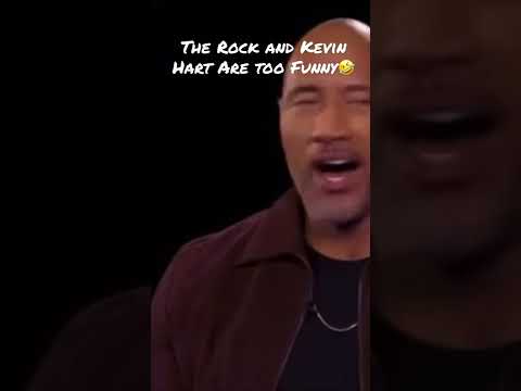 The Rock and Kevin Hart Funniest Moments🤣#shorts