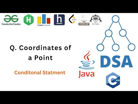 C++ Coordinates of a Point | Codeforces Problem Q Solution | DSA Practice #12