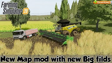 FS 20 New Map Mod with new Big filds download link