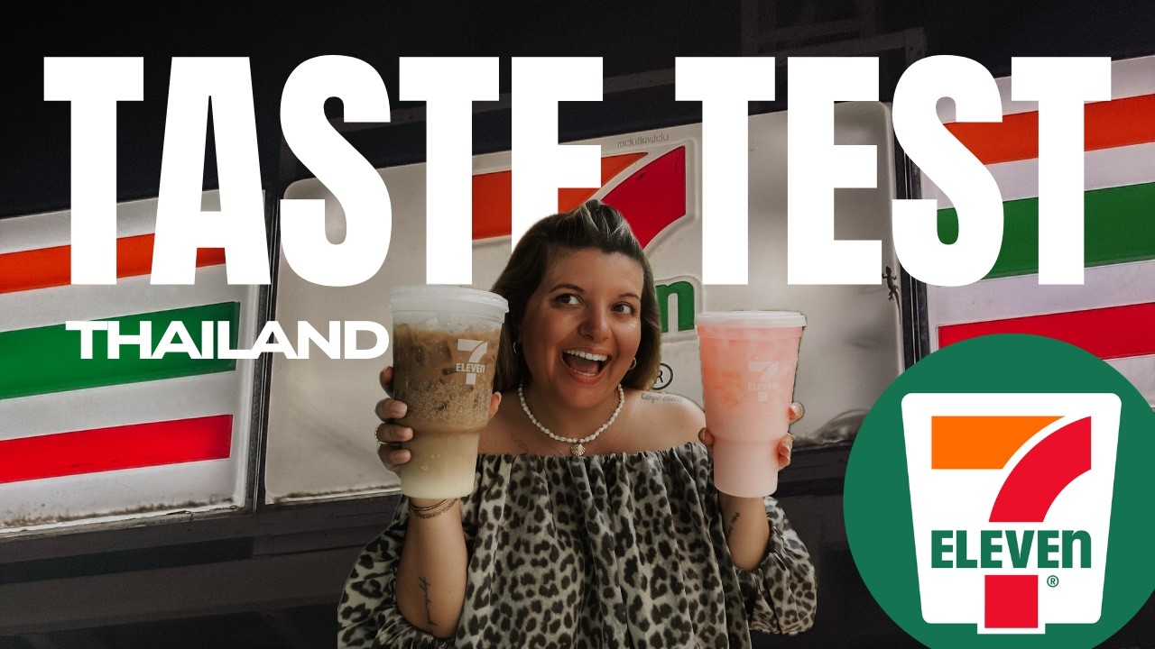 Wir testen ALLE viralen 7-Eleven Produkte in Thailand 🇹🇭 | The Sallis Vlog #9