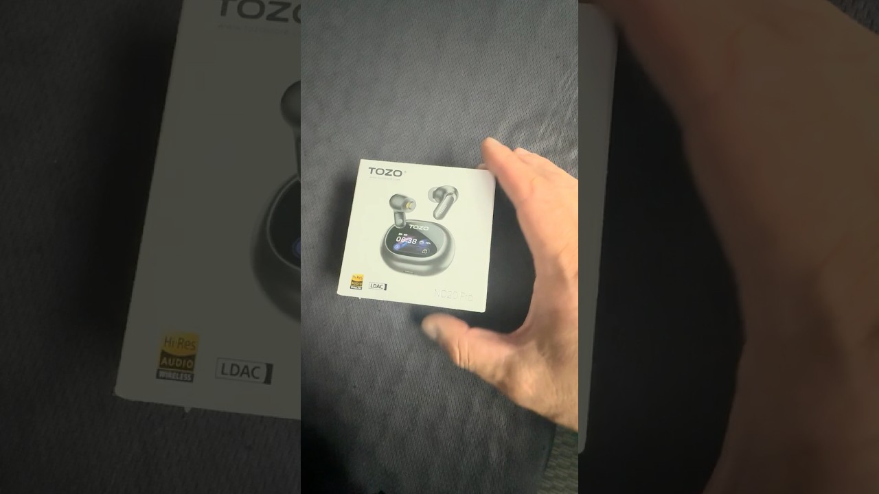 コンパクトで使いやすい TOZO NC20 Pro ディスプレイ付ワイヤレスイヤホン #shorts #TOZO