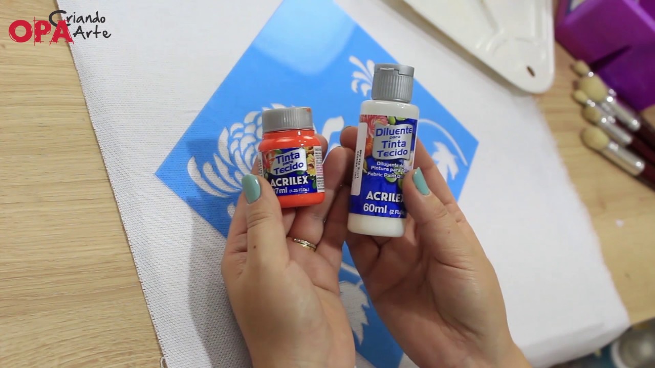 Dica da Mayumi: Como Usar Stencil em Tecido Passo a Passo!