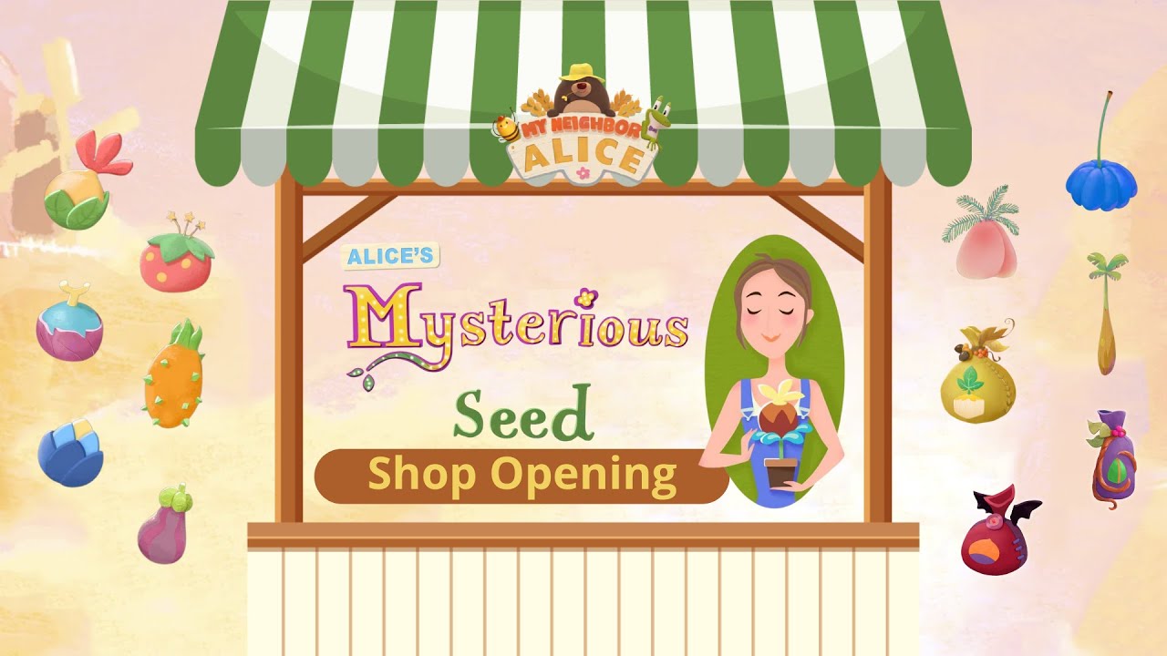 Alice's Mysterious Seed (Shop Reopening) Gameplay Tutorial | My Neighbor Alice