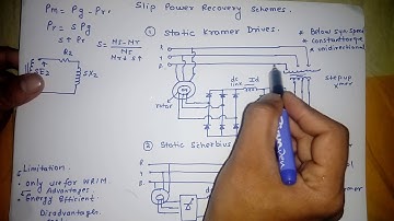 Slip power recovery schemes