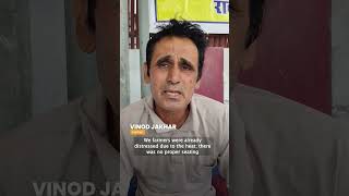 Farmers protest at Collectorate: Woman head constable fumes at farmer sitting on floor