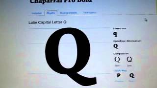 MVI_0066.MOV Chaparral Pro Bold FOnt