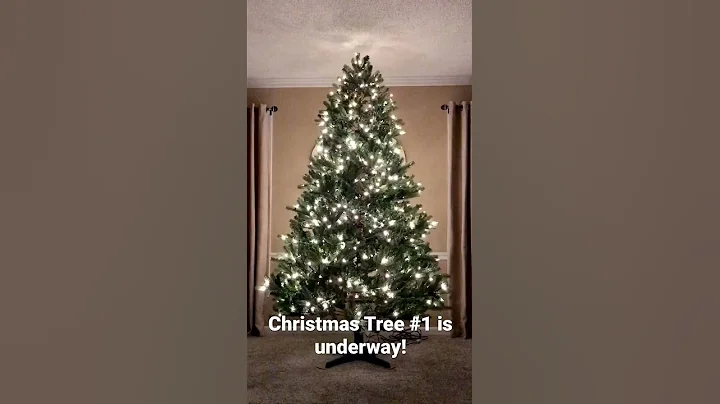 Just starting Christmas Tree #1. #christmas #christmas2021 #christmastree