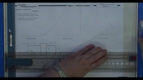 How to draw Tangency drawings - 1 (Higher Graphics)
