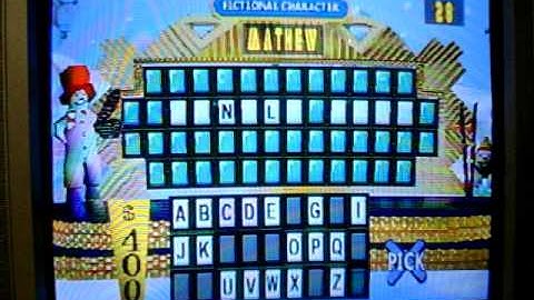 Playstation Wheel of Fortune 2nd Edition Run Game 11 Part 3