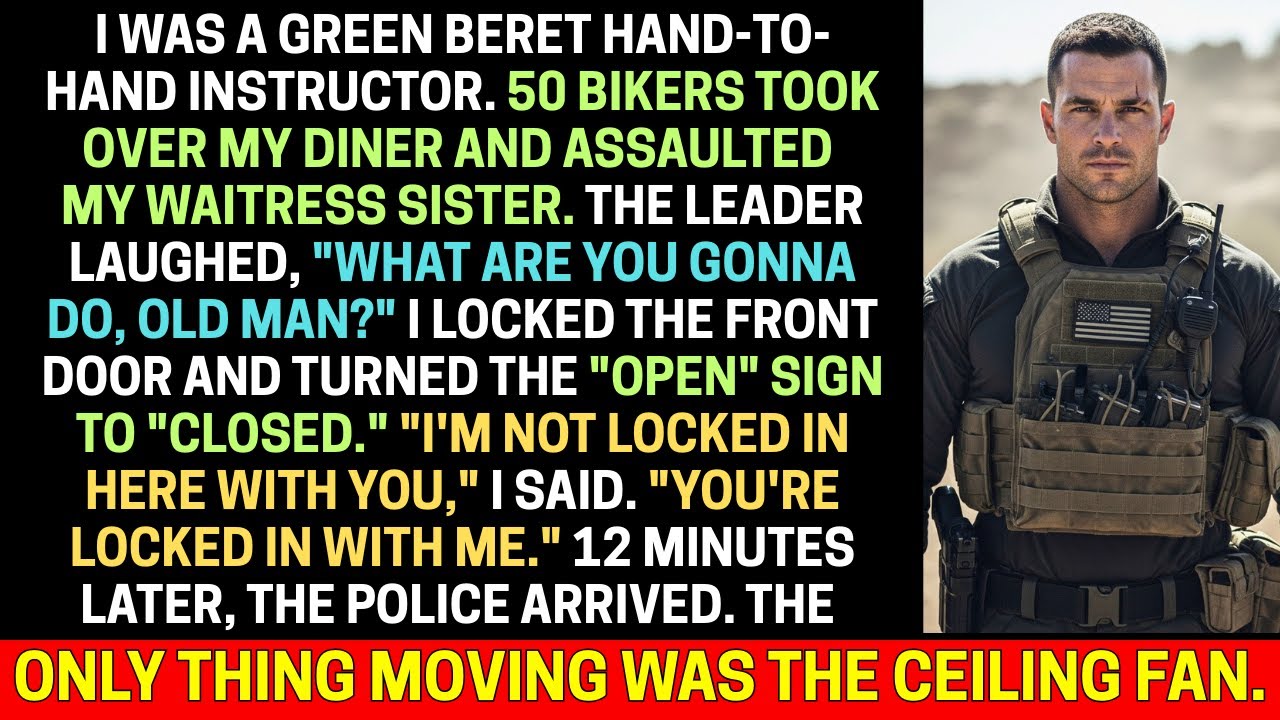 50 Bikers Took Over My Diner—I Locked The Door And Unleashed Hell...