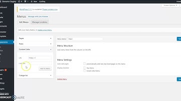 WordPress - Enable Menu Links to Open in New Tab