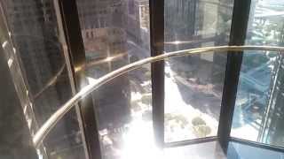 Otis Traction Elevator @ The Westin Bonaventure Hotel Downtown Los Angeles (Red) - Retake 2