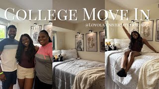 COLLEGE MOVE IN DAY *Freshman @ Loyola University Chicago*