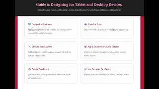 Web Development Technologies - Chapter 6 Lecture and Demo - Designing for Tablet and Desktop Devices