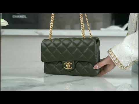 Chanel Small Flap Bag AS3393 B09209 NK294, Brown, One Size