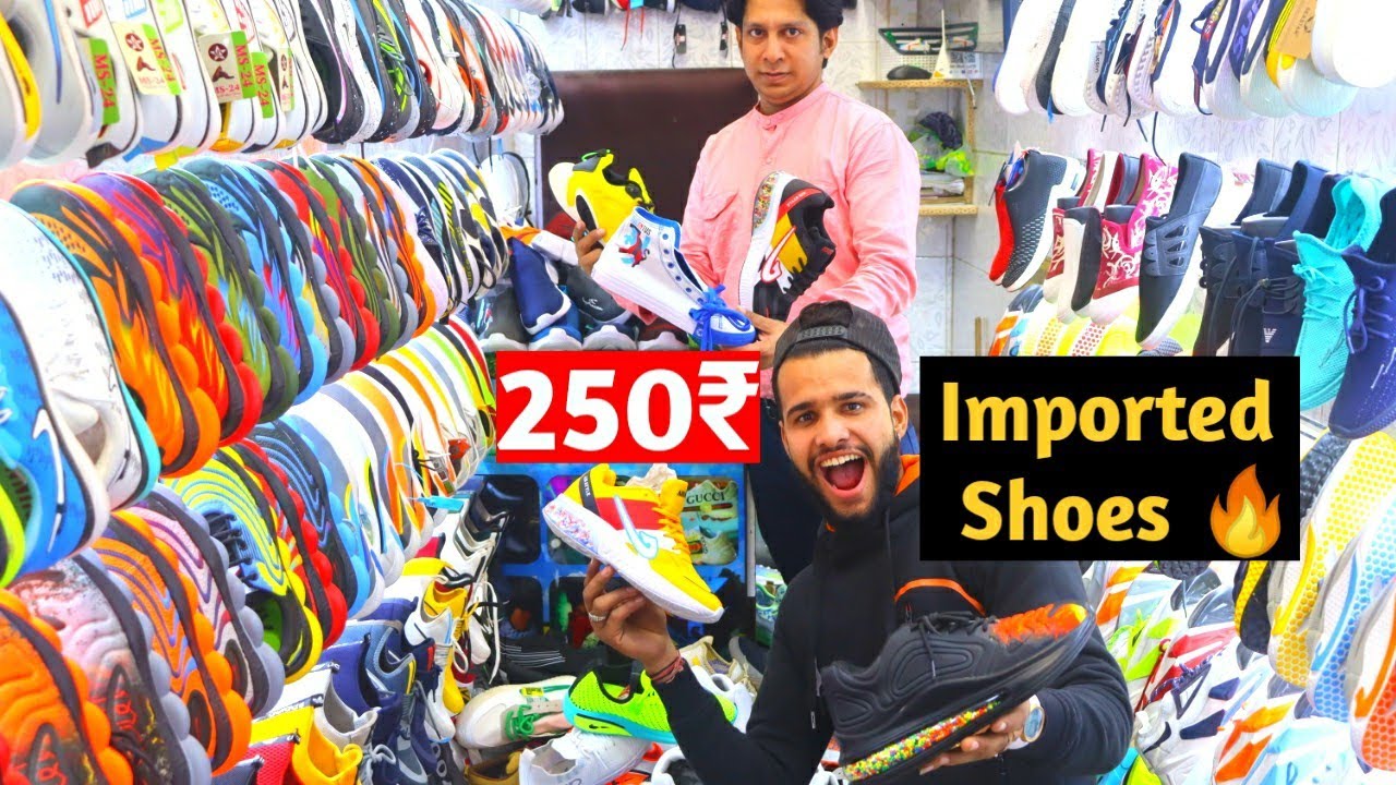 Hind Footwear New Video 🔥 Imported Shoes सिर्फ 250₹ में Wholesale Shoes Market in Delhi Cheapest