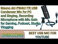 Mauno AU-PM461TR USB Condenser Mic for PC | Best Mic for Gaming, Vlogging and YouTube | Manish Nehra