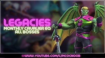 Legacies - All Bosses - Cavalier Event Quest - Hulkling - Wiccan - MCOC - June 2022