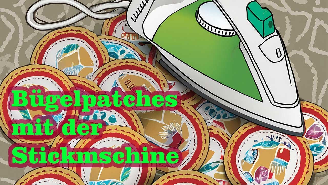 Patches mit der Stickmaschine